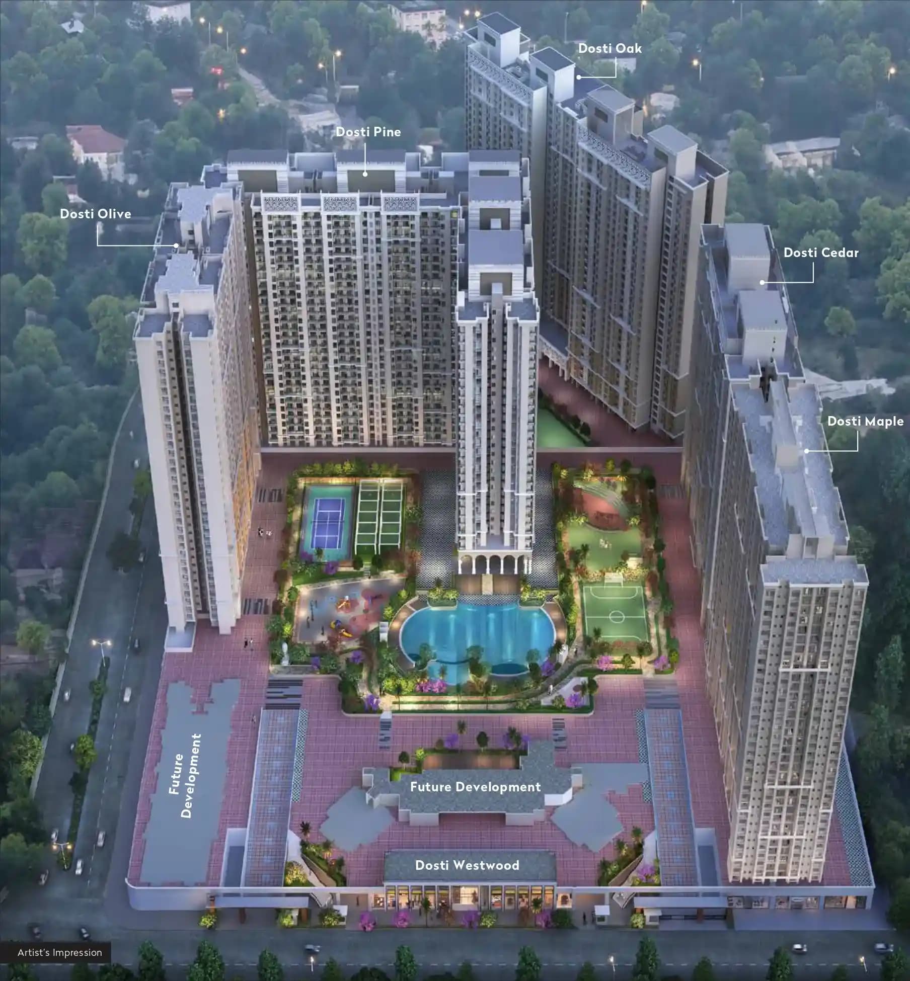 Dosti West County Phase 6 Dosti Maple